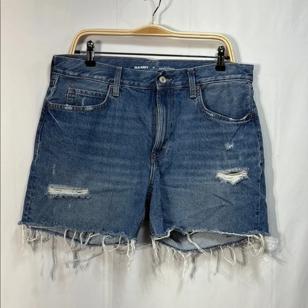 ♣️ Old Navy High-Rise Slouchy Straight Jean shorts